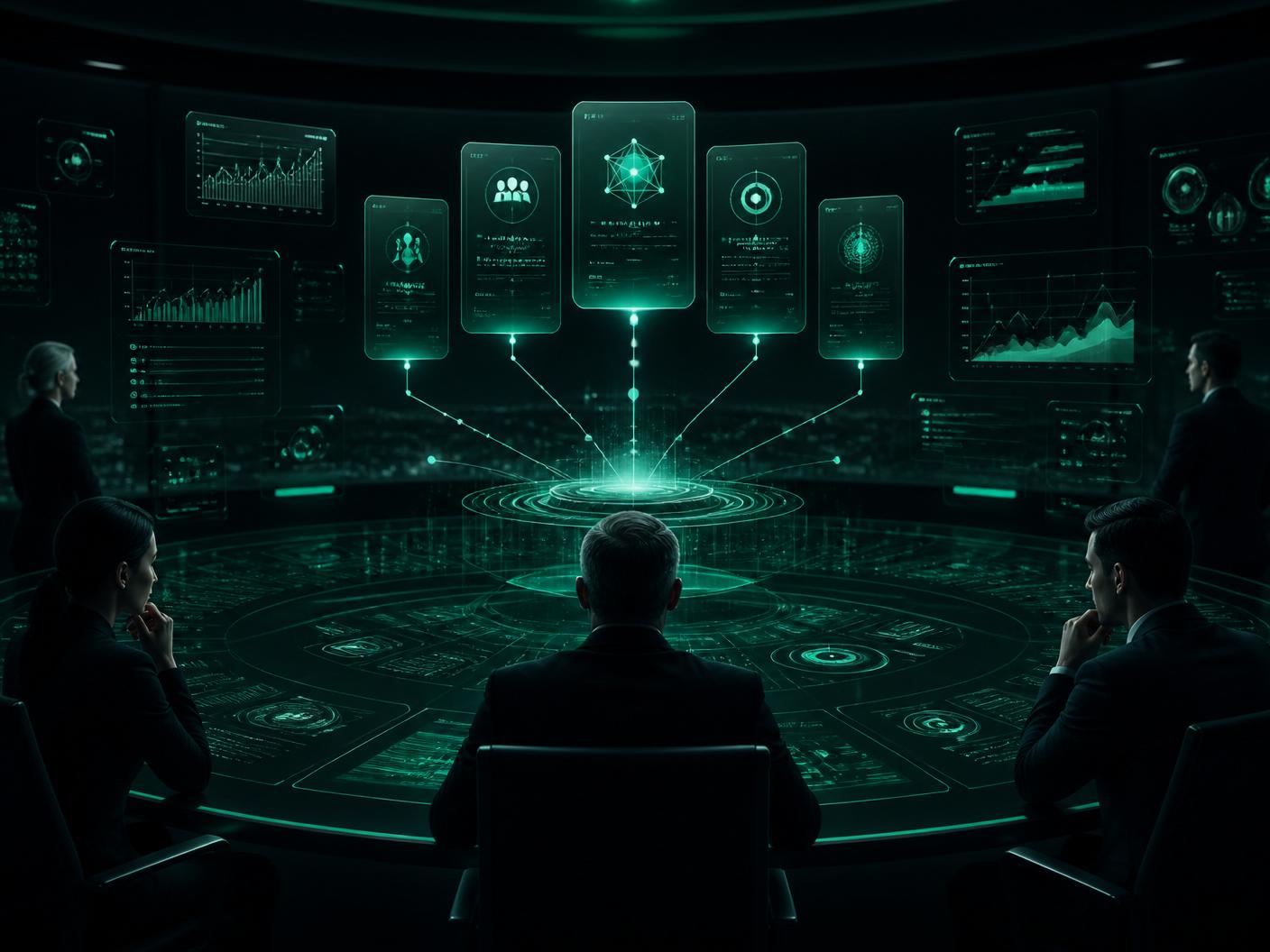 Decision intelligence — executive command surface with agentic recommendations